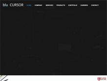 Tablet Screenshot of blucursor.com